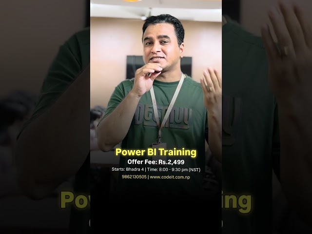 Power BI Training at Rs.2,499 #codeit