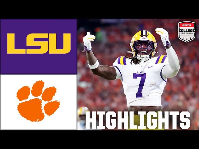 LSU Tigers vs. Clemson Tigers | Full Game Highlights | ESPN College Football