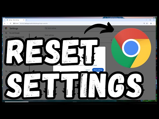 How to Reset Google Chrome to Default Settings Tutorial