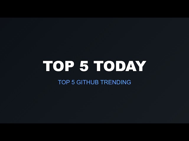 Top 5 Trending GitHub Today - July 22, 2026