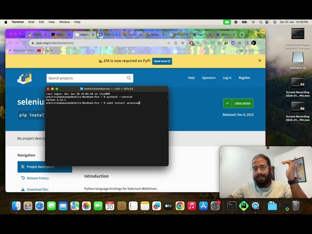 "Step-by-Step Guide: Installing Python and Selenium on Your MacBook for Powerful Web Automation!"