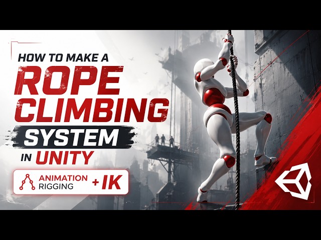Rope Climbing System in Unity (Animation Rigging +IK)