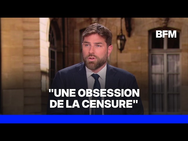 Budget 2027: Vincent Jeanbrun, ministre de la Ville, dénonce "une obsession de la censure" chez LFI