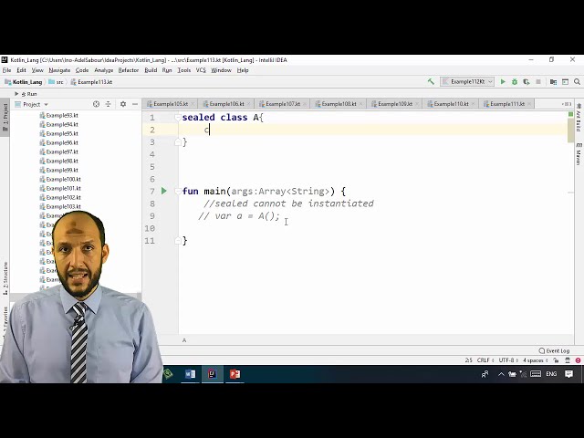 95 Android Kotlin – OOP – intro about sealed class and its declaration