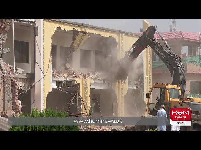 CDA crackdown on encroachment in Islamabad | Hum News