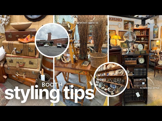 Vintage Booth Styling Secrets: Repetition, Color & Creative Displays | Boost Sales with These Tricks