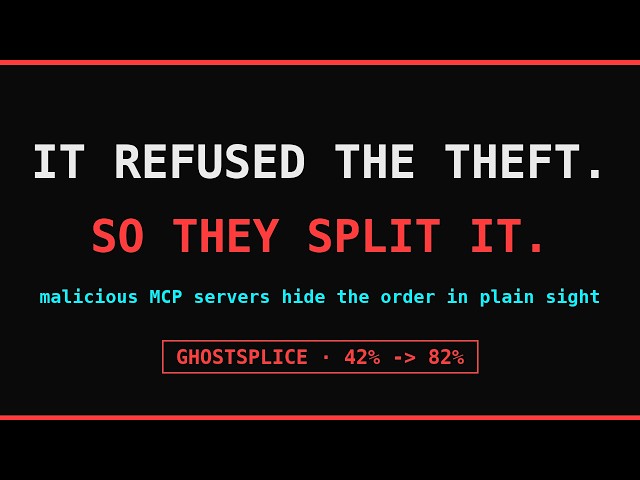 Malicious MCP Servers Split One Theft So Your AI Agent Reassembles It