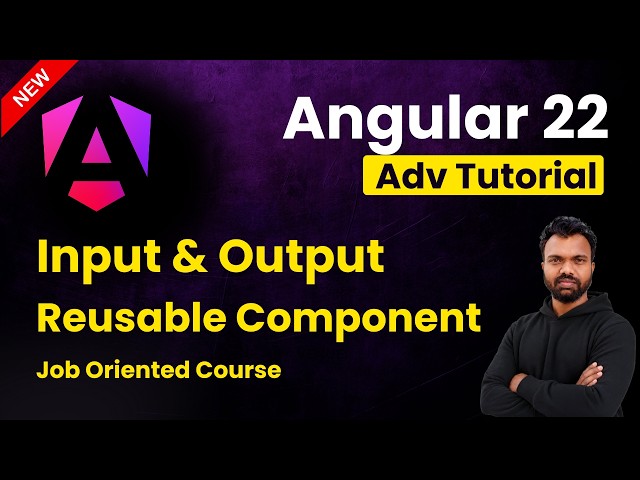 How to Create Reusable component in Angular | Input - Output in Angular | Angular 22 Tutorial