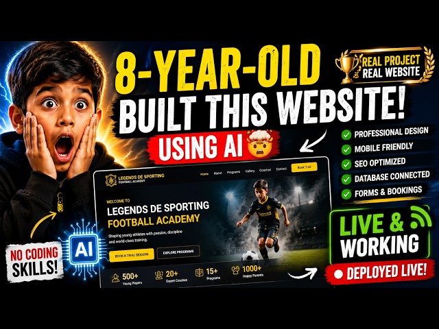 8-Year-Old Proves That Anyone Can Build a Website with AI: Here's How!