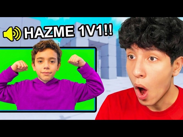 Enfrenté en un 1v1 al PRO MÁS JOVEN en Roblox Rivals!