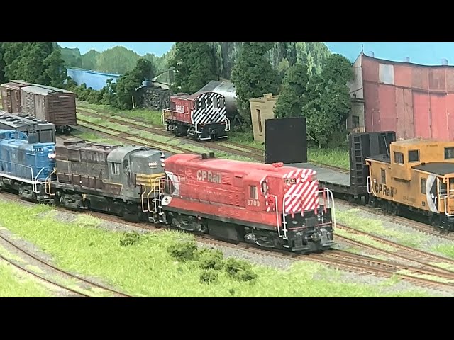A day on the CP Rail Newport Sub in Vermont in the 1970s. With a rare Fairbanks Morse H16-44.