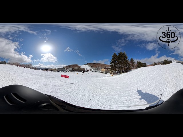 【360°動画】パノラマスキー　志賀 一ノ瀬、高天原、西舘山　絶景と大自然
