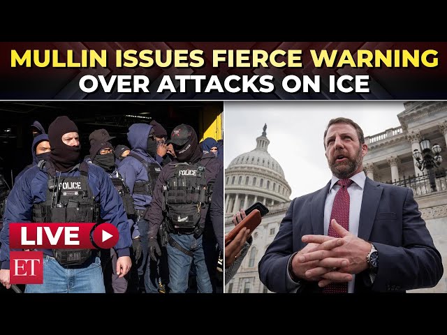 LIVE | DHS Secy Markwayne Mullin Goes OFF on threats against ICE | US Immigration Crackdown