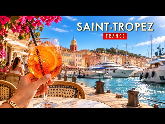 France’s Most Iconic Riviera Town 🇫🇷 | Saint-Tropez 4K Walking Tour