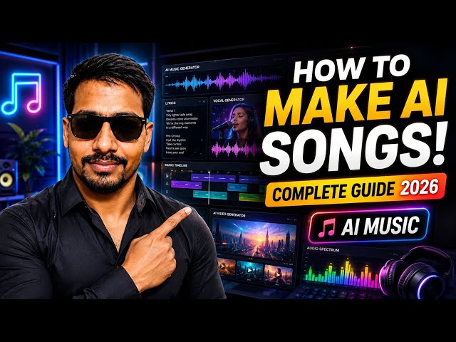 How to Create AI Songs & Music Videos in 2026 | Step-by-Step AI Music Tutorial