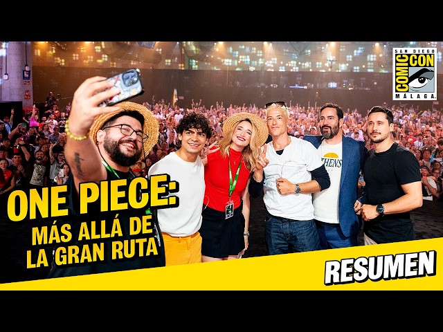 THIS WAS THE ONE PIECE PANEL AT SDCC MÁLAGA 😱 Interview and Live Action Cast