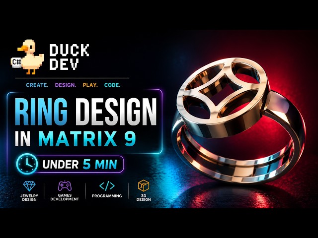 Luxury Ring Design in Under 5 Minutes | Matrix 9 Tutorial