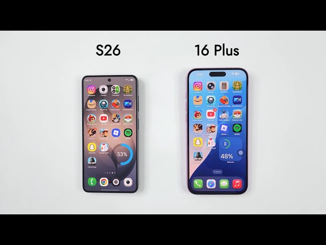 Samsung S26 vs iPhone 16 Plus - SPEED TEST!