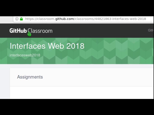 Gestión de la tarea docente con GitHub - Sesión 7.2: GitHub Classroom