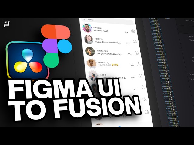 DaVinci Resolve | Import Figma UI Designs to Fusion