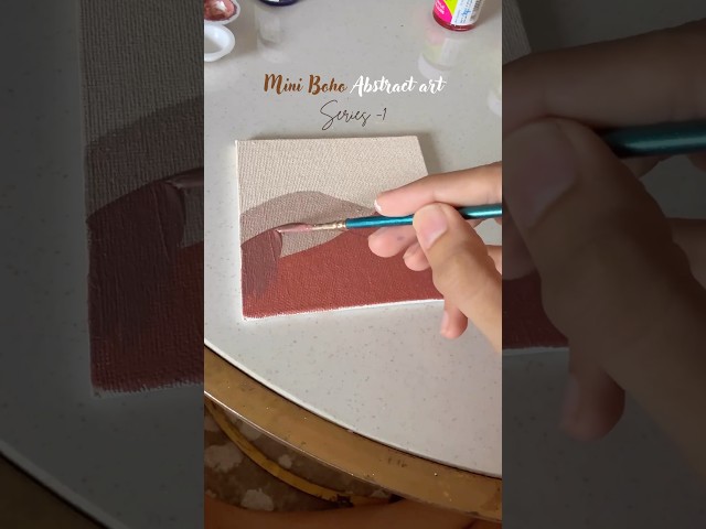 Easy Boho Landscape Painting 🌿🎨 | Acrylic Painting Tutorial