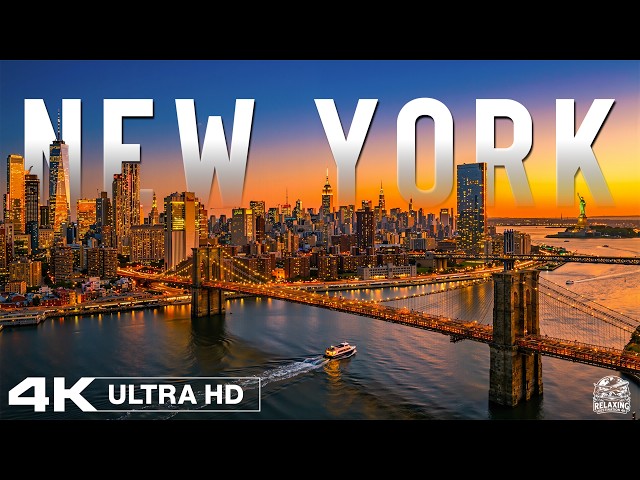 New York City 4K 🗽Breathtaking Night Views of the City That Never Sleeps