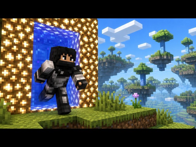 I Entered Minecraft’s AETHER Dimension | NightfallCraft