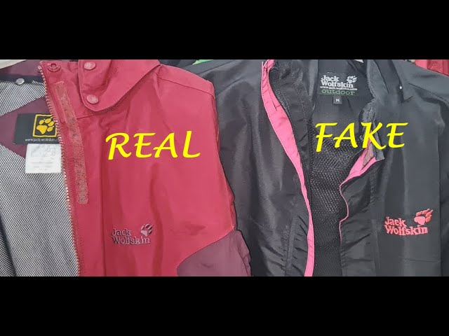 Jack Wolfskin winter jacket real vs fake review. How to spot fake Jack Wolfskin coats and parkas