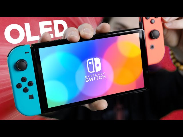 So I got the New OLED Nintendo Switch...