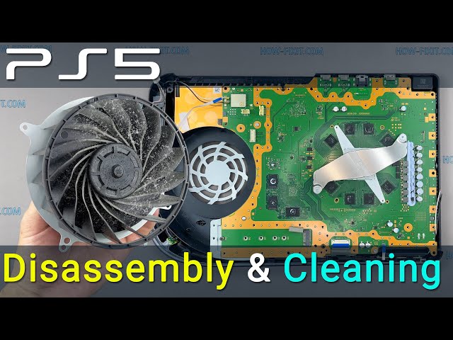Desmontaje de PS5 y limpieza de polvo. Cómo arreglar el sobrecalentamiento de PlayStation 5