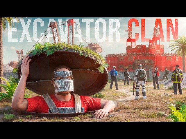 LIVING UNDER A 20+ MAN CLAN... (SOLO RUST)