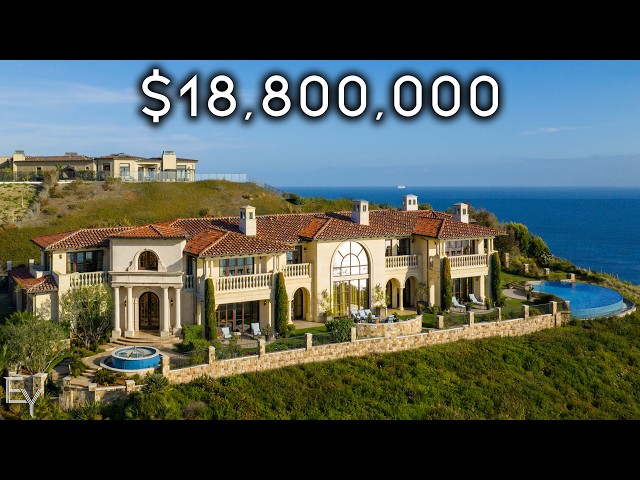 Touring an Italian Villa Above the Pacific Ocean