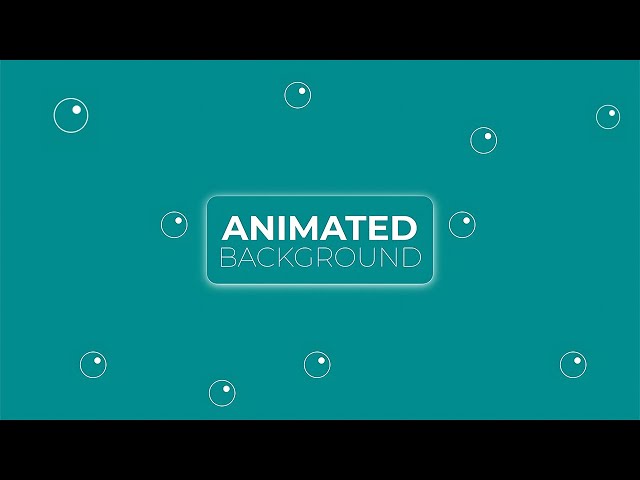 Animated Background using HTML & CSS | HTML CSS Animation
