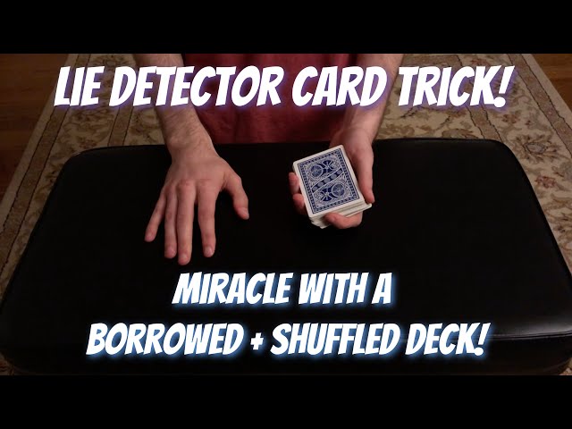 Spot The Lie - Absolutely INCREDIBLE Card Trick! Performance/Tutorial