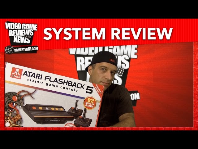 New Atari Flashback 5 System Review - Gamester81