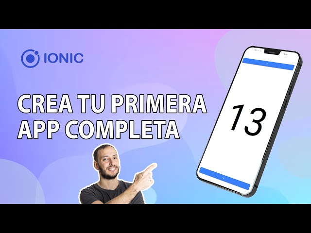 Crea tu primera app standalone completa (ANDROID / IOS) con IONIC 7