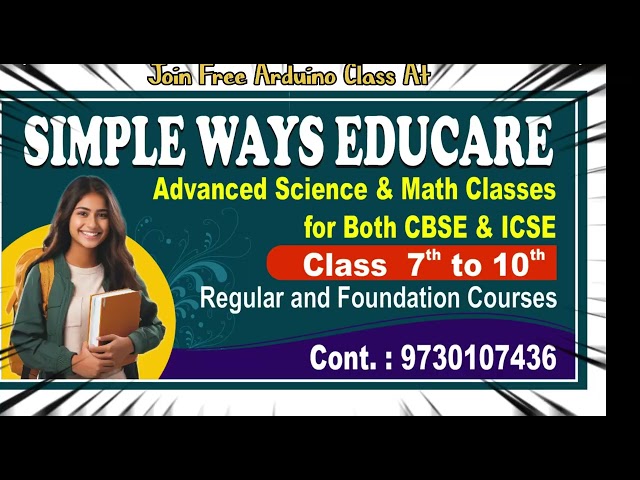 Free Arduino Training for Kids – Up to Class 7!