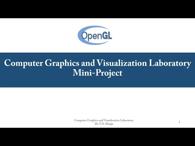Computer Graphics Mini Project using OpenGL Translation -3