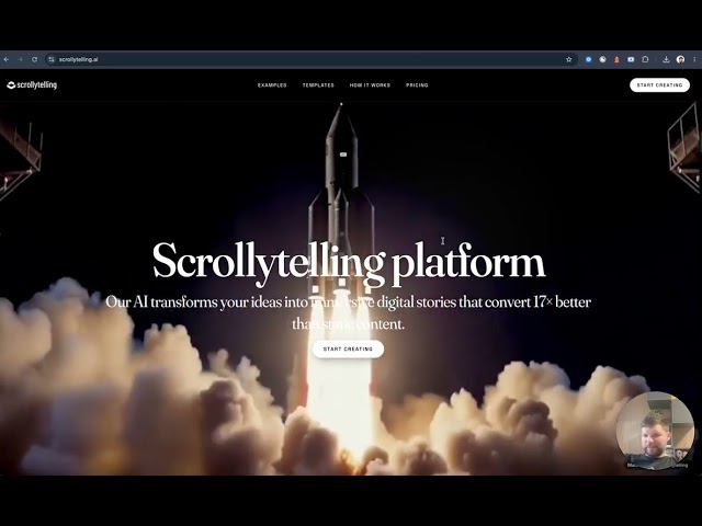 How to Build a Scrollytelling Website in Minutes (AI + Manual Editing)