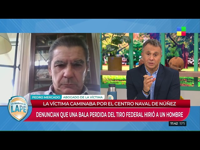 🔴 DENUNCIAN QUE UNA BALA PERDIDA DEL TIRO FEDERAL HIRIÓ A UN HOMBRE