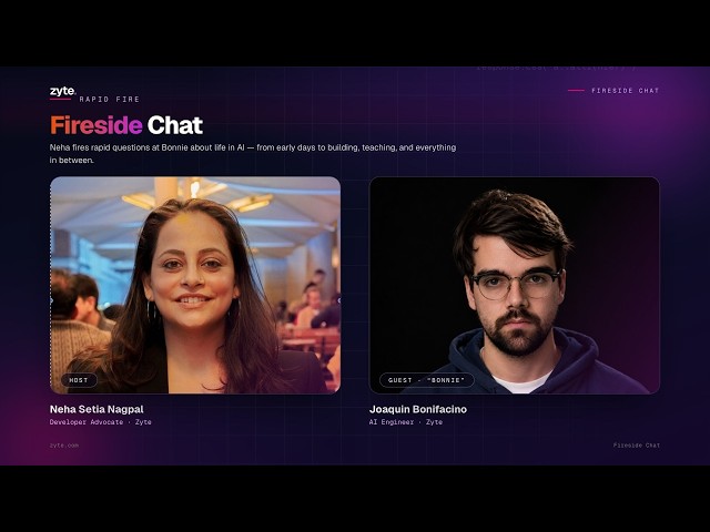 From loss landscapes to production AI, a fireside chat with Joaquin Bonifacino, AI Engineer at Zyte