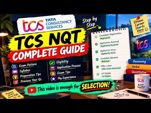 TCS NQT 2027 Preparation Strategy | My TCS Journey | Complete Guide