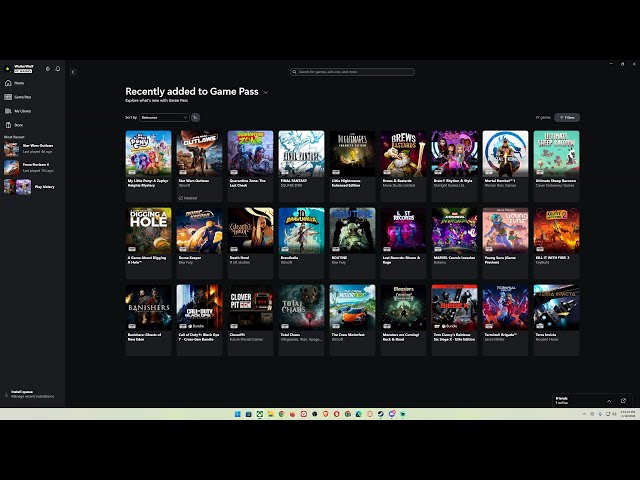 PC Game Pass - January 2026 (All Games List)