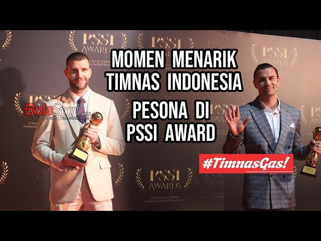 Momen Maarten Paes, Emil Audero, Jay Idzes, dan Pemain Timnas Indonesia Tampil Ganteng di PSSI Award