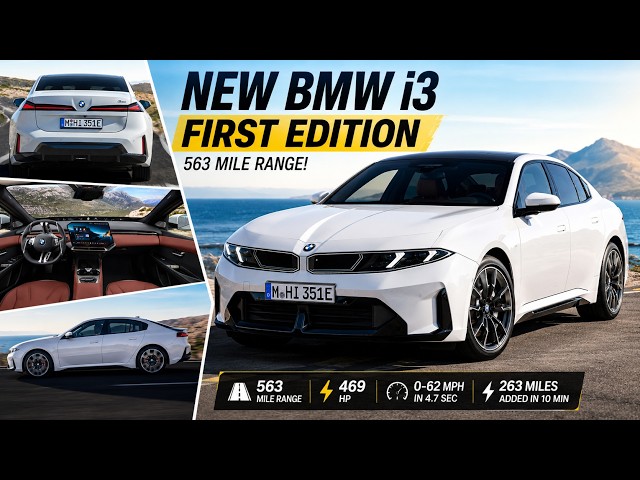 El nuevo BMW i3 First Edition sorprende con una autonomía de 563 millas