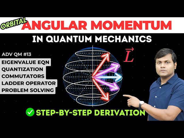 Orbital Angular Momentum in Quantum Mechanics (Step by Step) - DERIVATION & Problem Solving