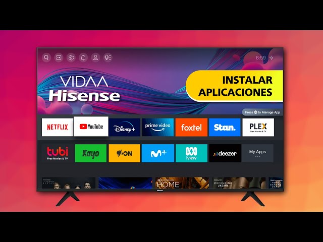 Cómo INSTALAR Aplicaciones en Smart TV HISENSE - VIDAA OS ♣️ ✅ 💜