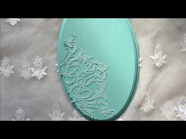 Easy Knife Textured Art Tutorial For Complete Beginners (On Wood Base)