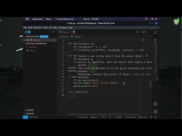 How to Create a Calculator Program 1 in Python | Step-by-Step Beginner Tutorial