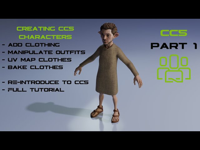 CC5 How to Create a Character and Clothes in Blender Part 1
